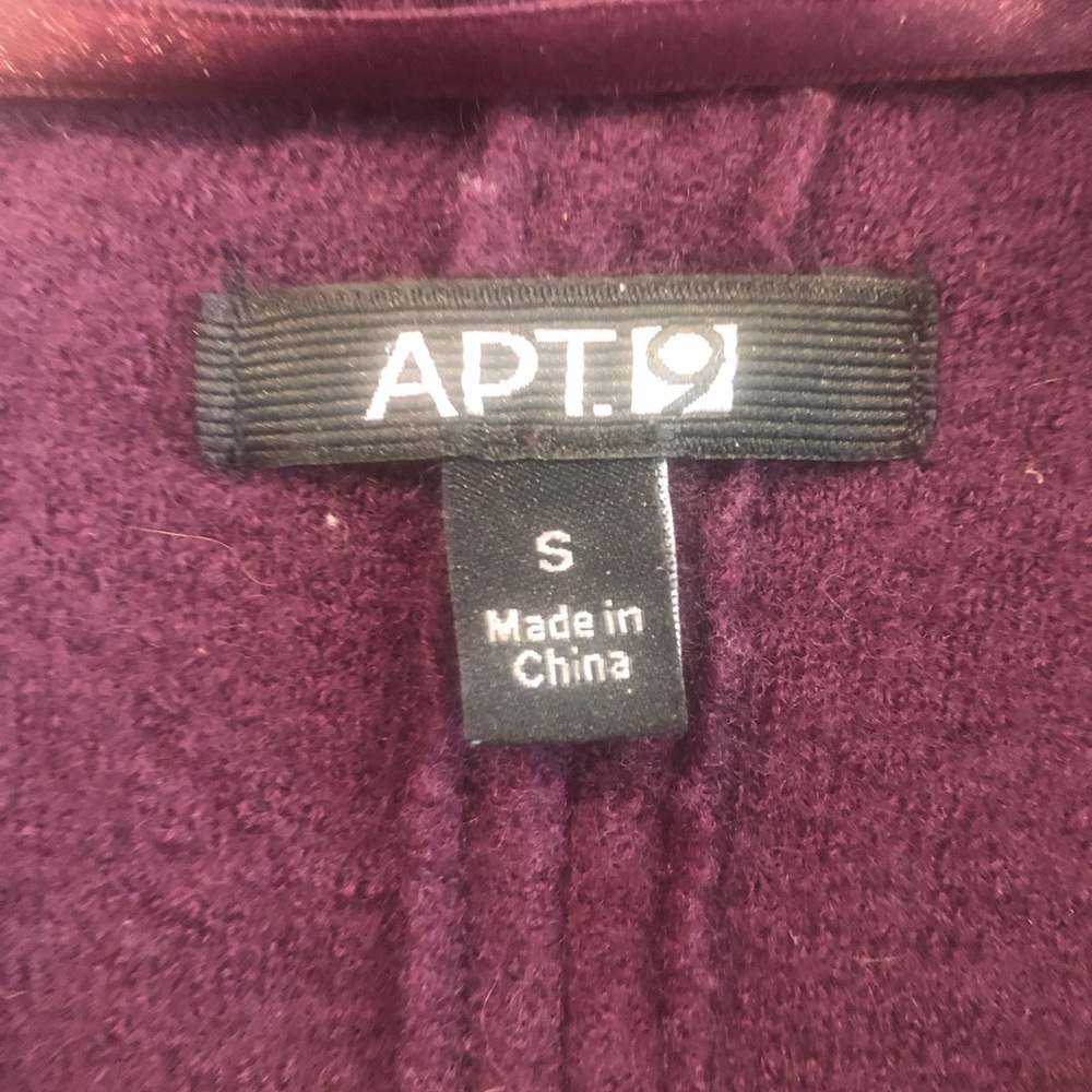 Apt. 9 Purple Ruffled Cardigan - Picture 5 of 5